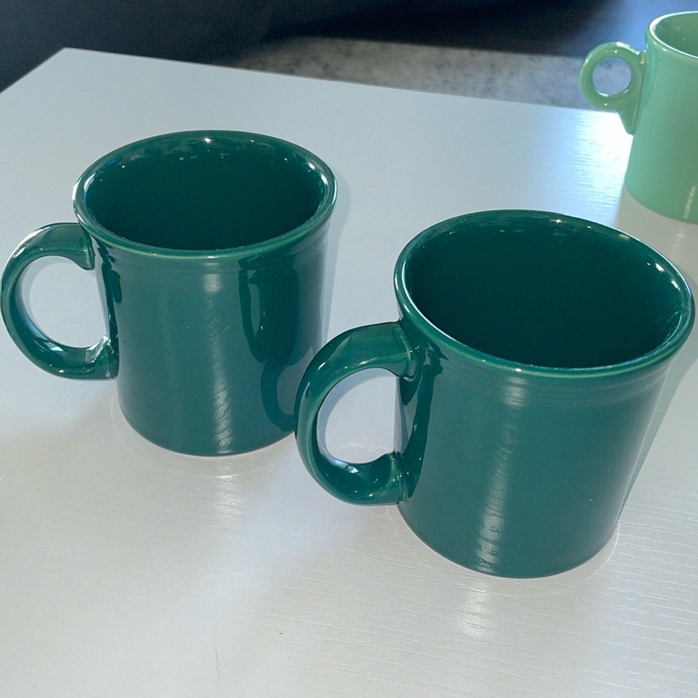 Fiesta Java mugs in the color Evergreen